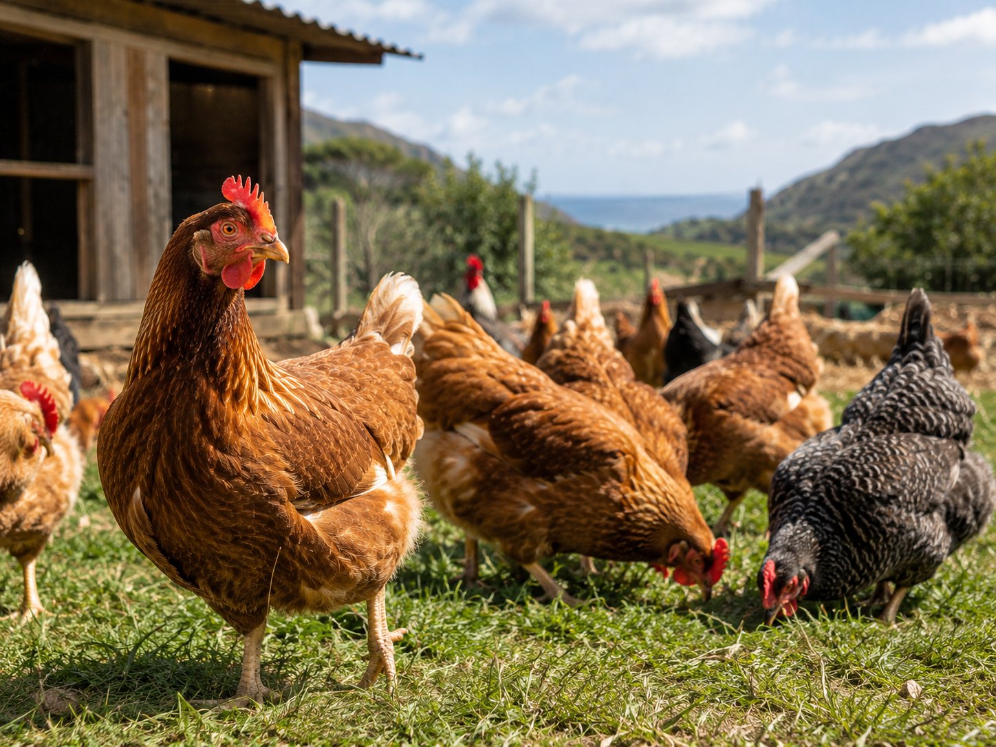 Gallinas camperas